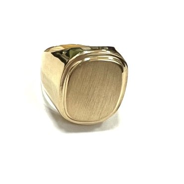 SELLO CABALLERO ORO AMARILLO SEMI HUECO                               