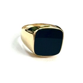 SELLO CABALLERO ORO AMARILLO PIEDRA                                   