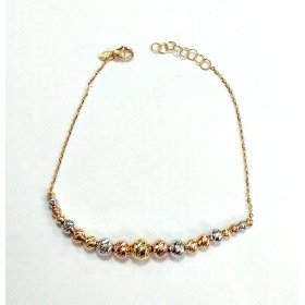 PULSERA SRA. ORO TRICOLOR                                             