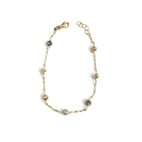 PULSERA SRA. ORO TRICOLOR                                             