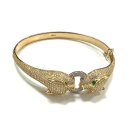 PULSERA SRA. ORO BICOLOR PIEDRA                                       
