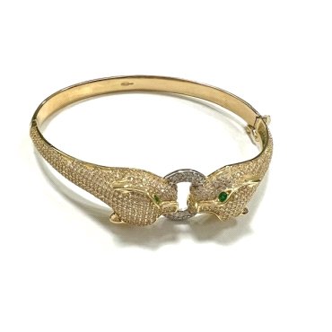 PULSERA SRA. ORO BICOLOR PIEDRA                                       