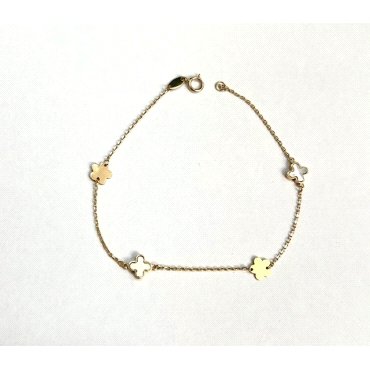 PULSERA SRA. ORO AMARILLO PIEDRA                                      