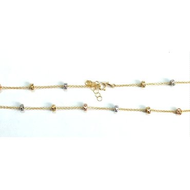 GARGANTILLA ORO TRICOLOR                                              