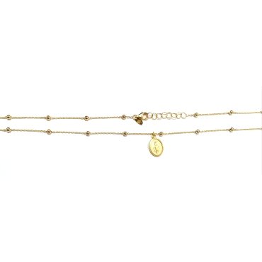 GARGANTILLA AMARILLO 45 CM.                                           